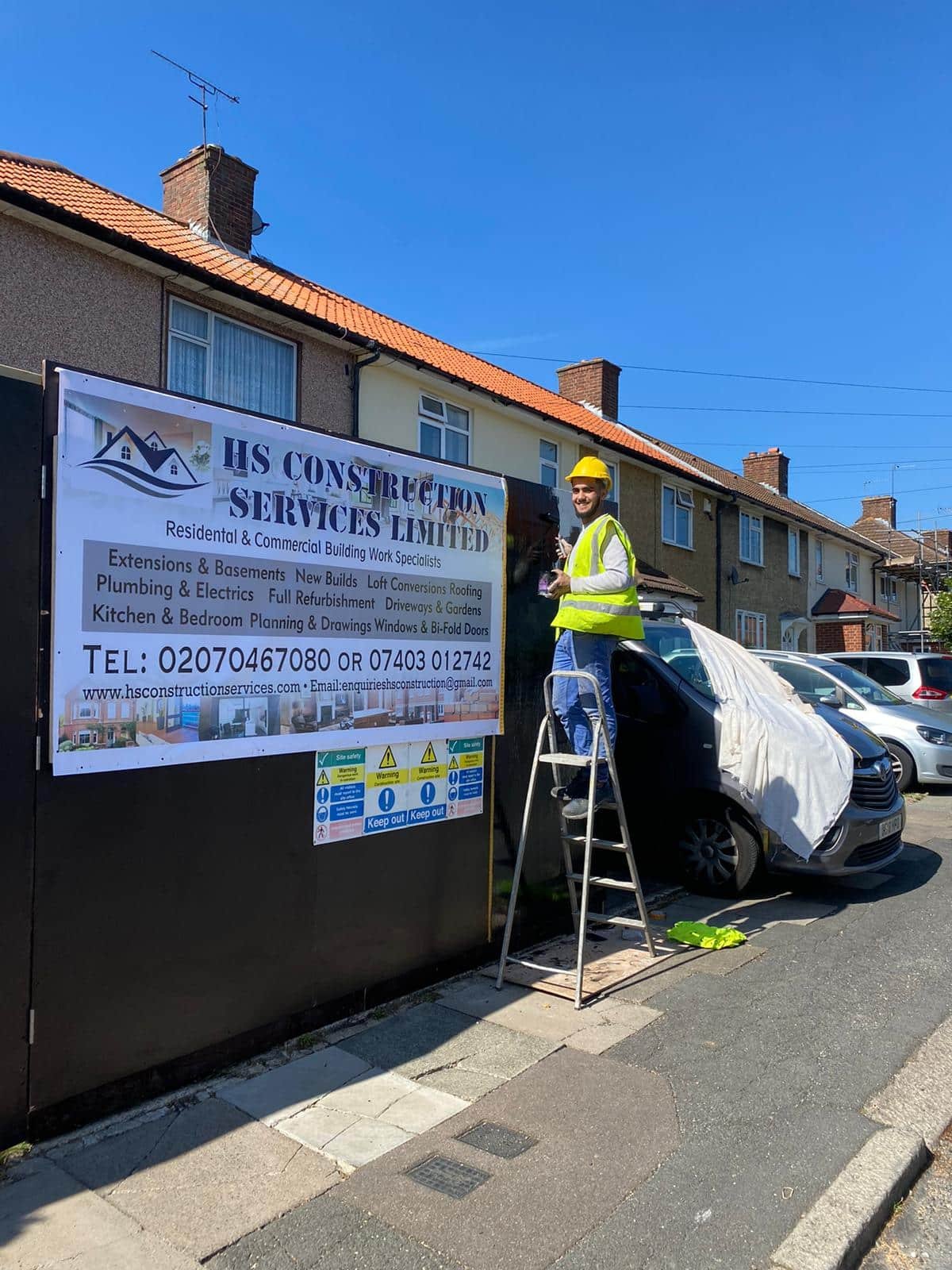 Single-Storey Side Extension for Kitchen & WC | HS Construction Services